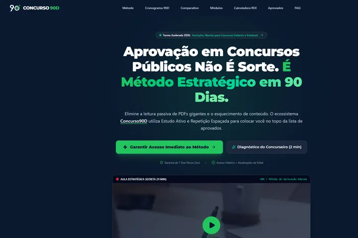 Projeto Concurso 90 Dias